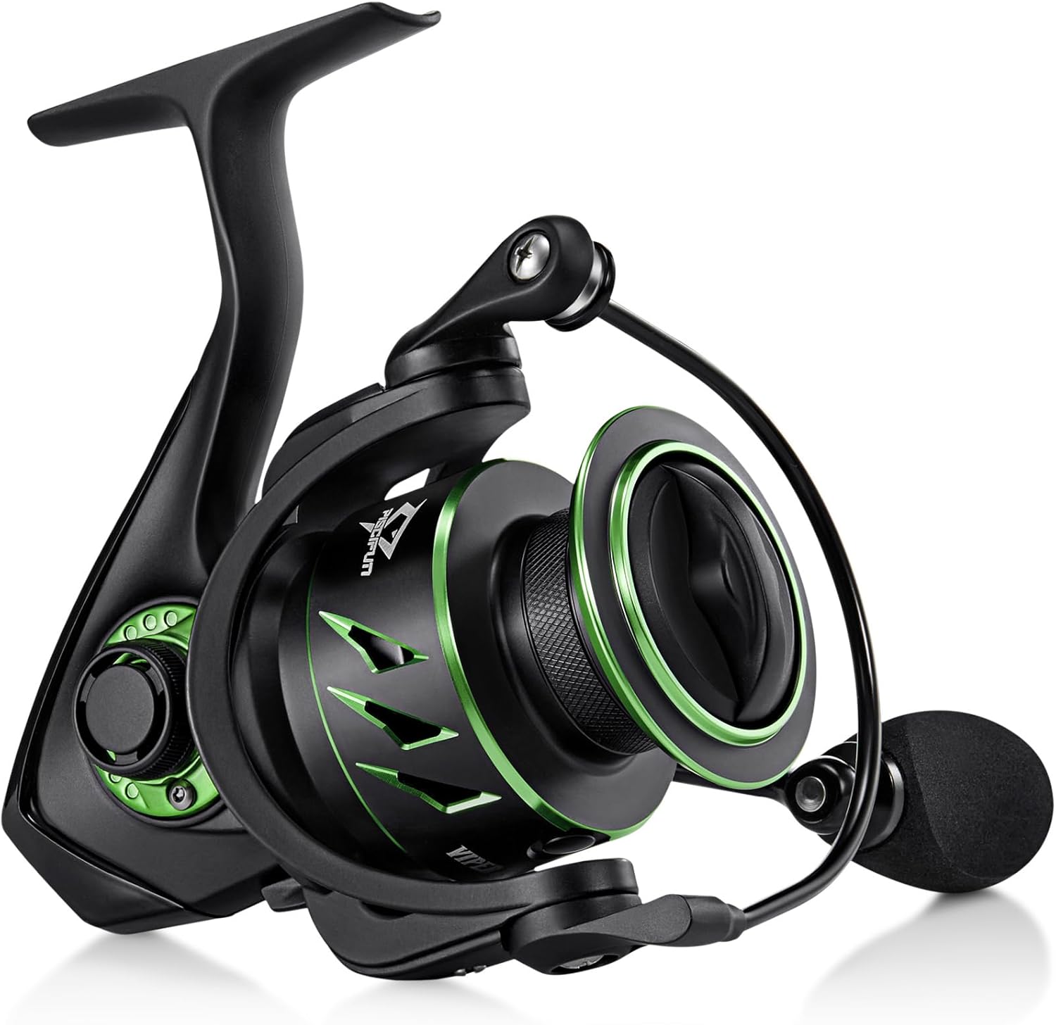 Piscifun Viper X Spinning Reels, Carbon Fiber 33LBs Max Drag, 10+1 Shielded BB, Saltwater Freshwater Spinning Fishing Reel, 5.2:1/6.2:1, 500, 1000, 2000, 3000, 4000, 5000 Series